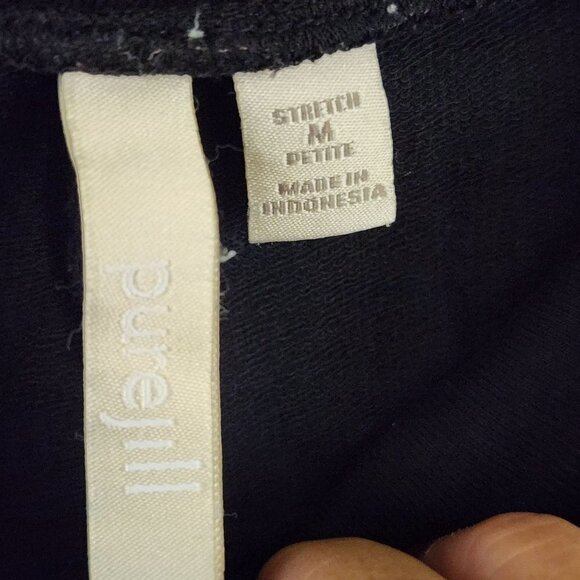 J. Jill Pure Jill Black Pull On Straight Leg Stretch Pants Size Mp - Picture 4 of 5